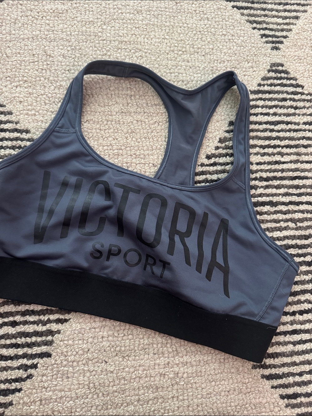 Victoria's Secret Charcoal Gray Racerback Sports Bra